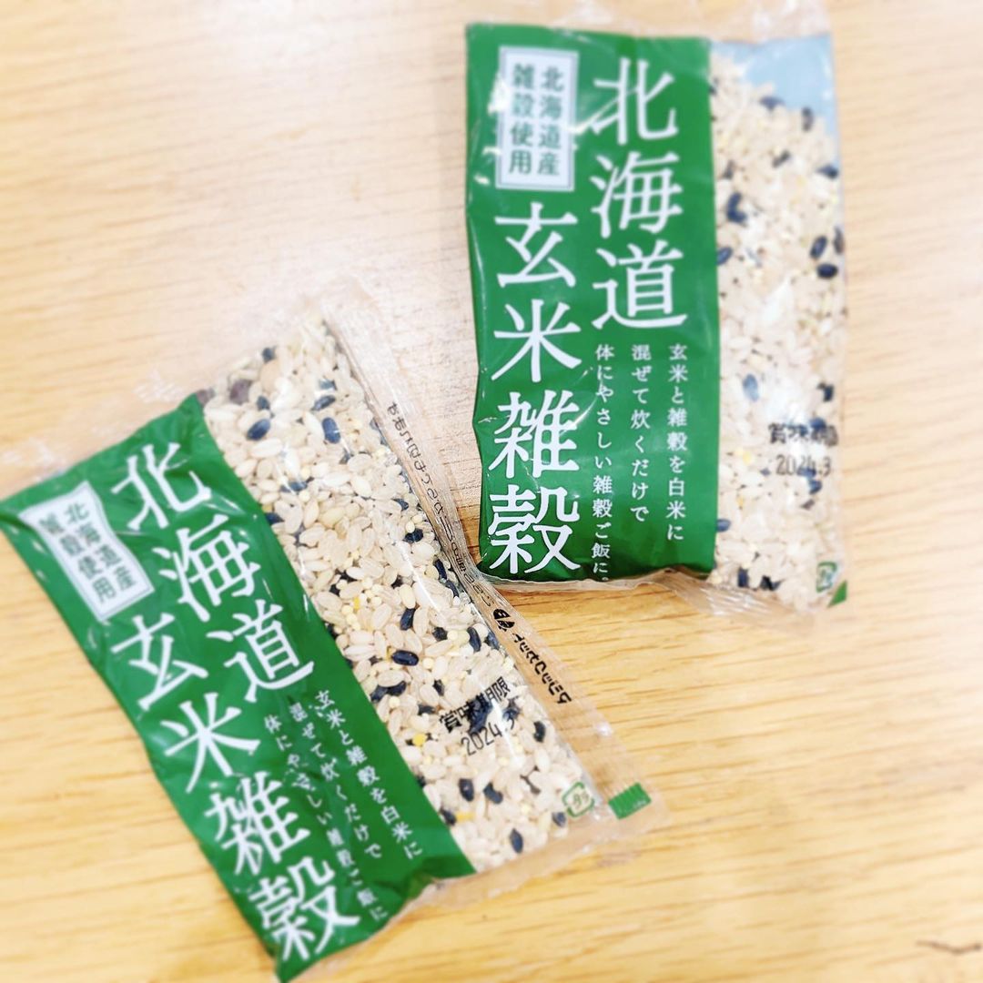 口コミ投稿：北海道玄米雑穀（70g×2袋）白米と混ぜていつもと同じように炊くだけなのでとても簡単…