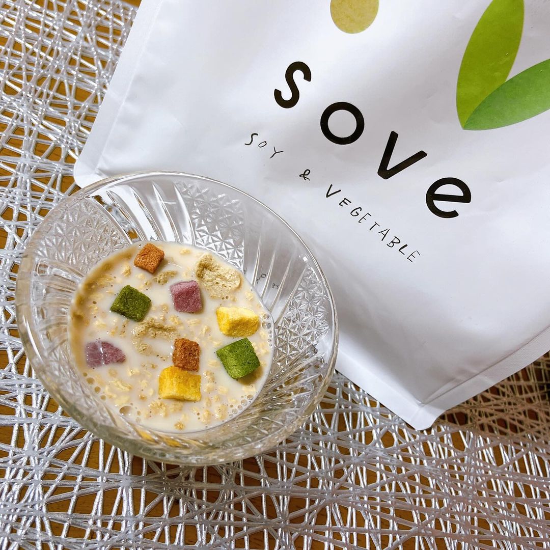 口コミ投稿：SOVE シリアル ✨u0040sove.jp カラダづくりに欠かせない、たんぱく質と食物繊維がと…