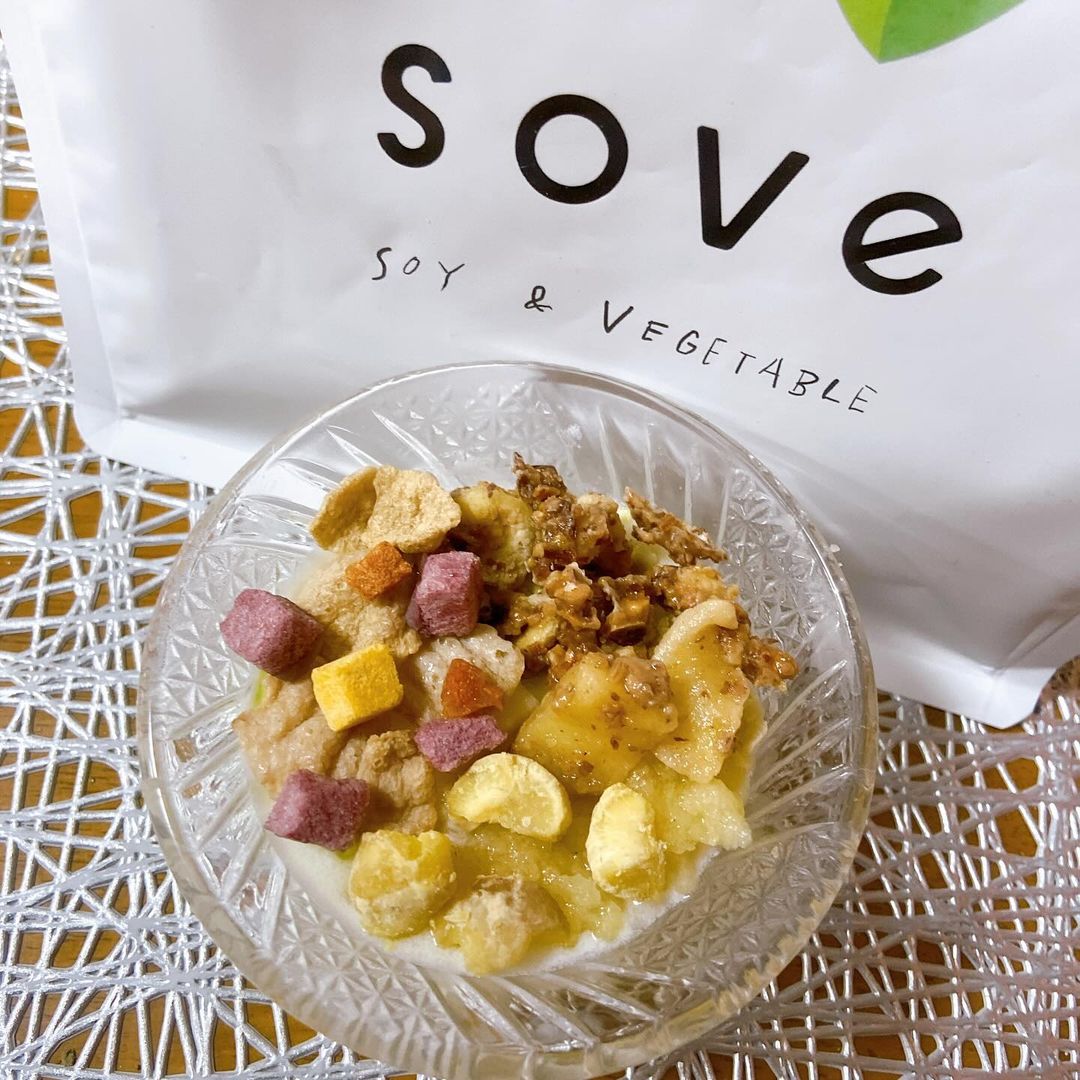口コミ投稿：SOVE シリアル ✨u0040sove.jp カラダづくりに欠かせない、たんぱく質と食物繊維がと…