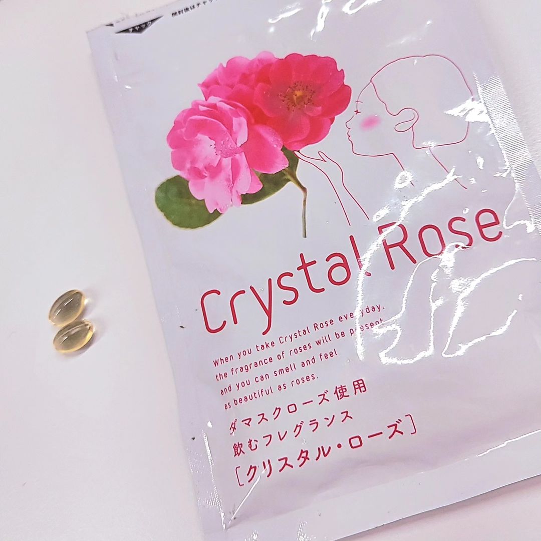 口コミ投稿：ykurioka飲むフレグランスサプリ クリスタル・ローズ⁡⁡⁡⁡⁡バラの香りを纏うサプリ⁡で…