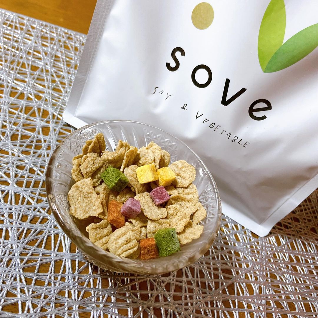 口コミ投稿：SOVE シリアル ✨u0040sove.jpカラダづくりに欠かせない、たんぱく質と食物繊維がとれ…