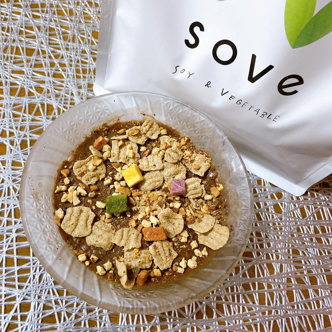 口コミ投稿：SOVE シリアル ✨u0040sove.jpカラダづくりに欠かせない、たんぱく質と食物繊維がとれ…
