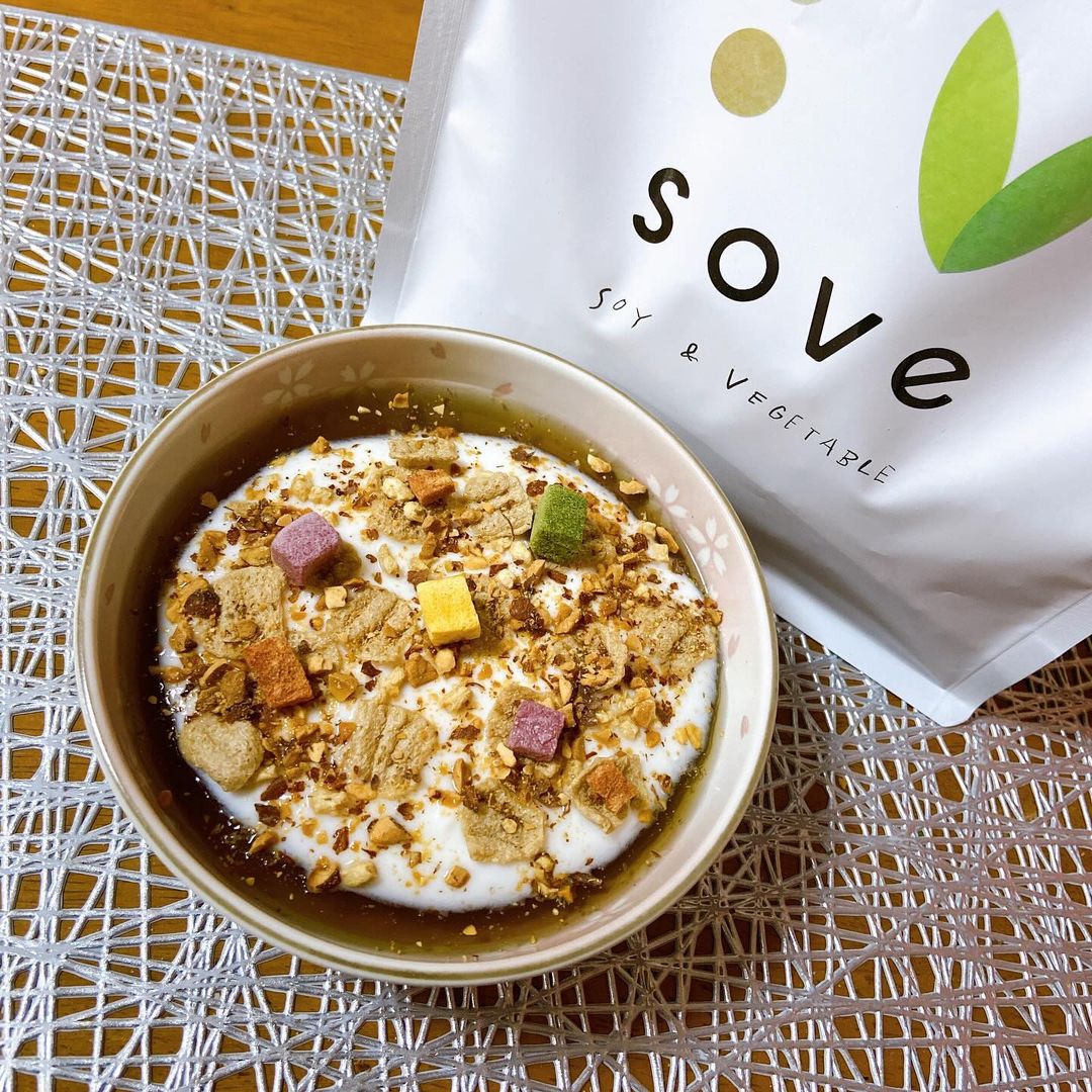 口コミ投稿：SOVE シリアル ✨u0040sove.jpカラダづくりに欠かせない、たんぱく質と食物繊維がとれ…