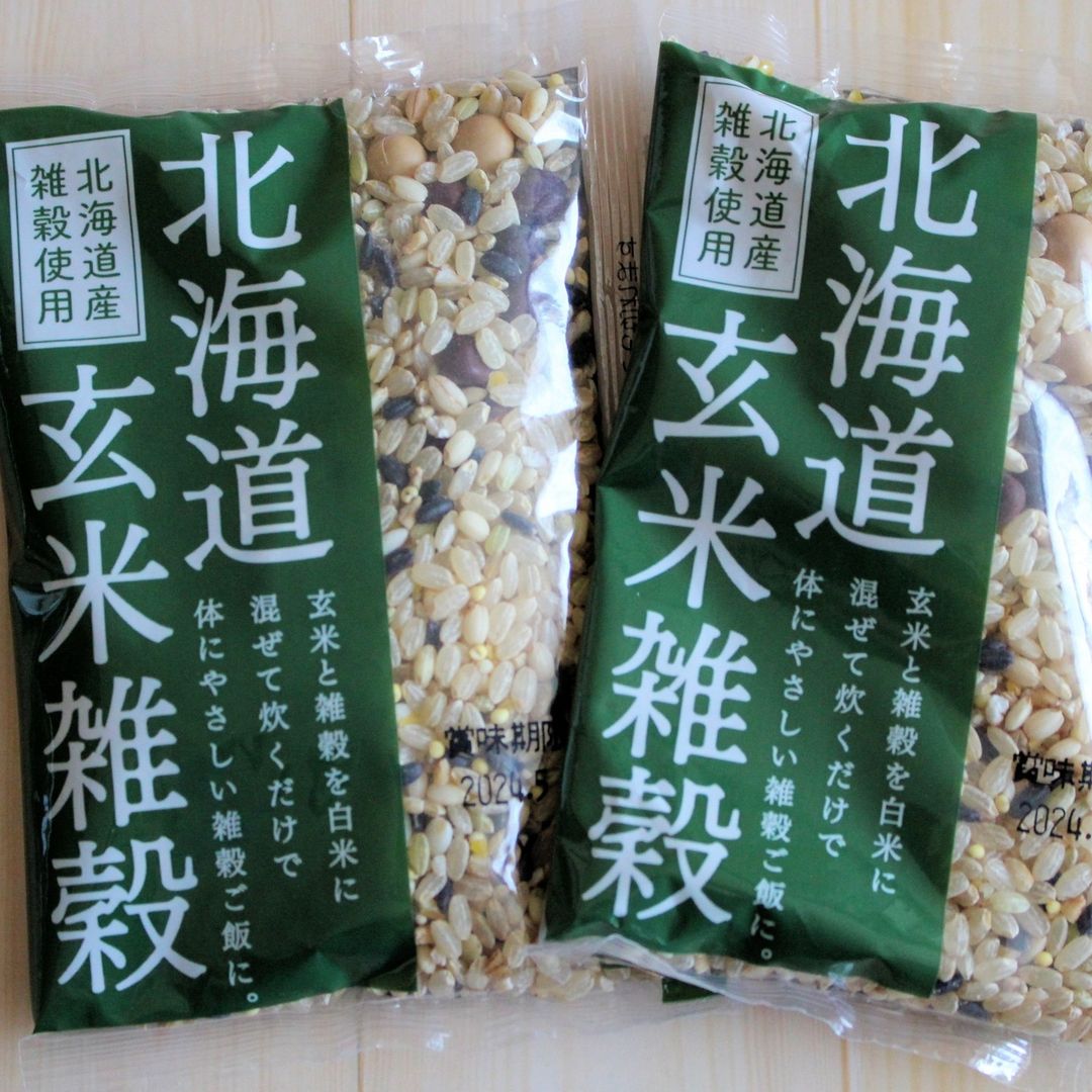 口コミ投稿：.株式会社玄米酵素の「北海道玄米雑穀」をいただきました。白米2～3合に1袋を混ぜて…