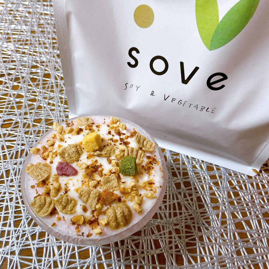 口コミ投稿：SOVE シリアル ✨u0040sove.jpカラダづくりに欠かせない、たんぱく質と食物繊維がとれ…