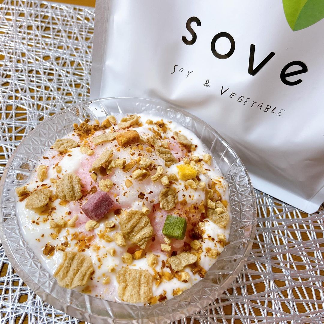 口コミ投稿：SOVE シリアル ✨u0040sove.jpカラダづくりに欠かせない、たんぱく質と食物繊維がとれ…
