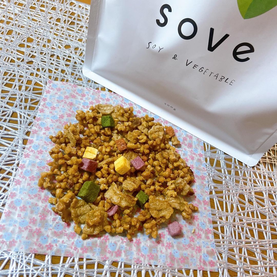 口コミ投稿：SOVE シリアル ✨u0040sove.jpカラダづくりに欠かせない、たんぱく質と食物繊維がとれ…