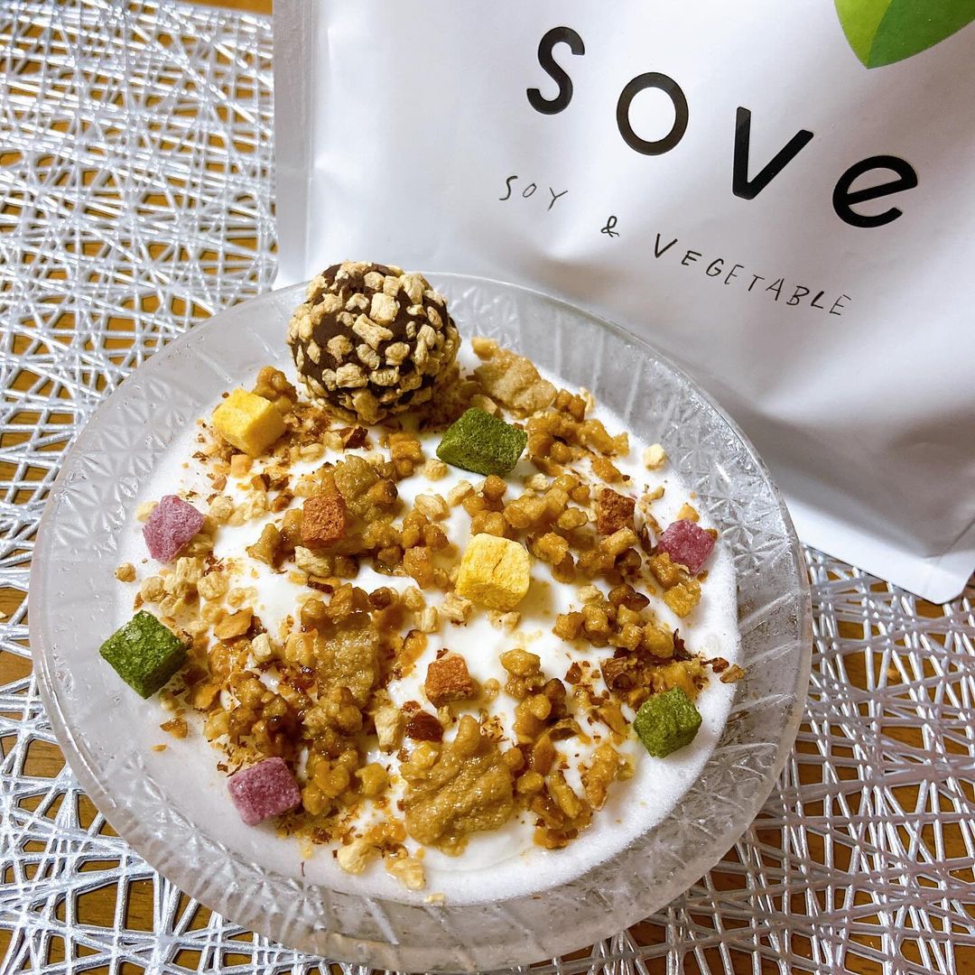 口コミ投稿：SOVE シリアル ✨u0040sove.jpカラダづくりに欠かせない、たんぱく質と食物繊維がとれ…