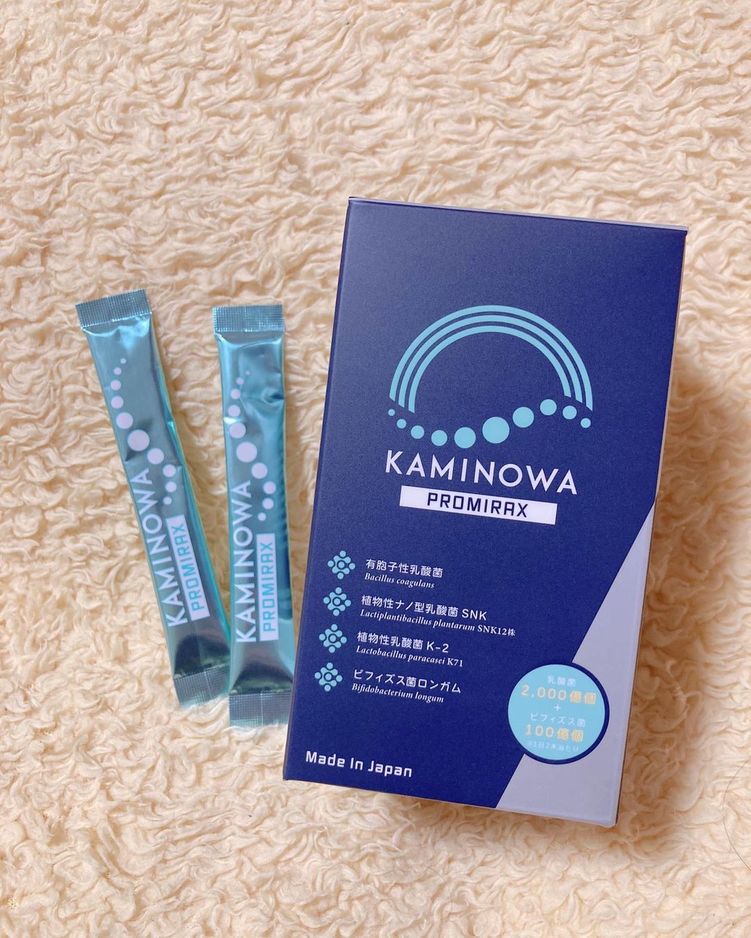 口コミ投稿：KAMINOWA PROMIRAXお試ししてみました✨ こちらはスティックタイプの乳酸菌サプリメン…