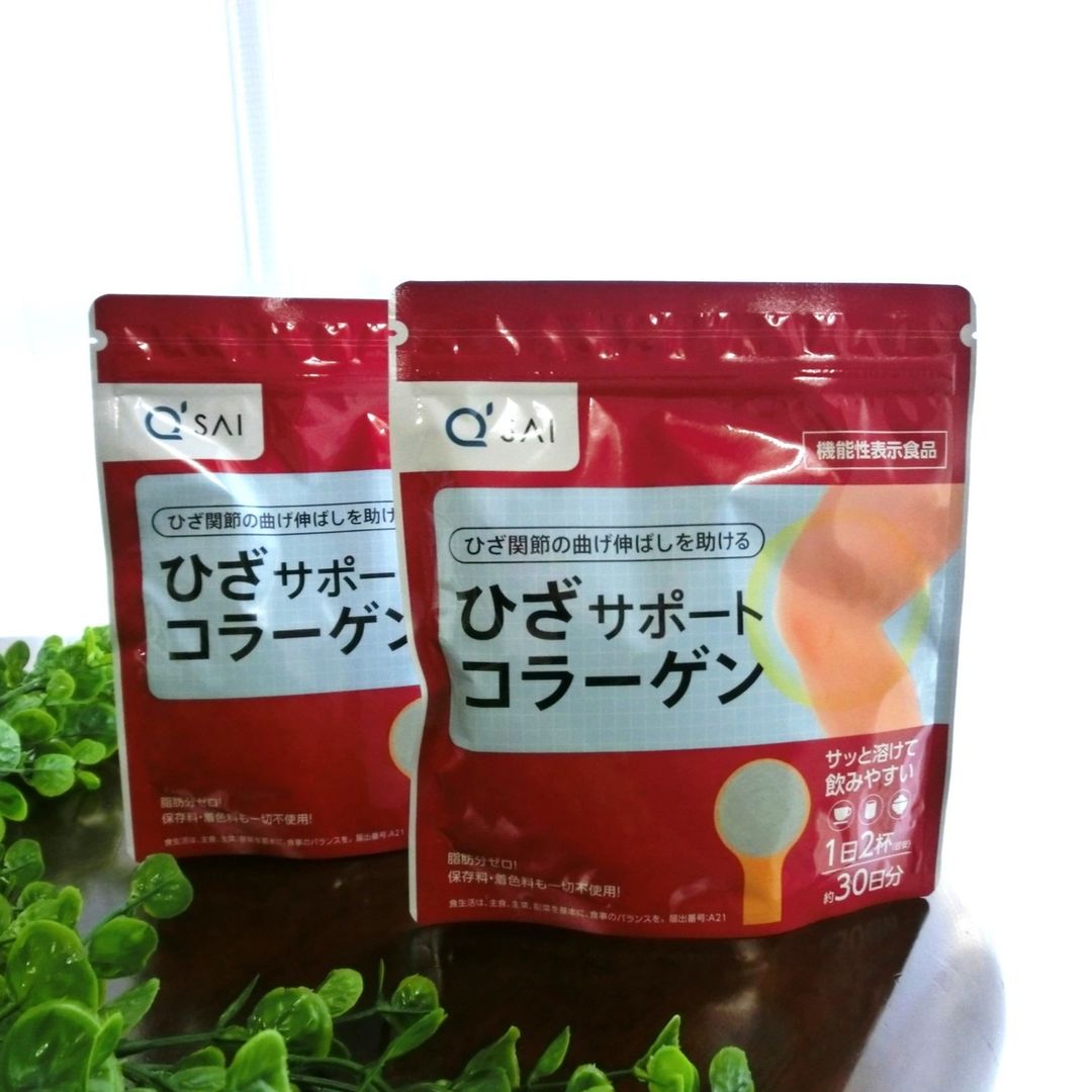 口コミ投稿：【キューサイ ひざサポートコラーゲン】一日中座りっぱなしの生活です。立つ時はヨッ…