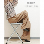 **ニッセン RiFUKURU のスウェットパンツを履いてみました。きれいめにも着こなせるストレートシルエット ..➡️ スワイプして見て ➡️ ..RiFUKURU は国内生地メーカ…のInstagram画像