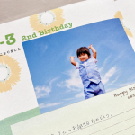 ✿ 息子が生まれた時に購入した20歳まで毎年記入するbirthday book👶🏻2歳のページの写真は、u0040minnano_seal で注文した写真シールを貼りました🌼普通の写…のInstagram画像