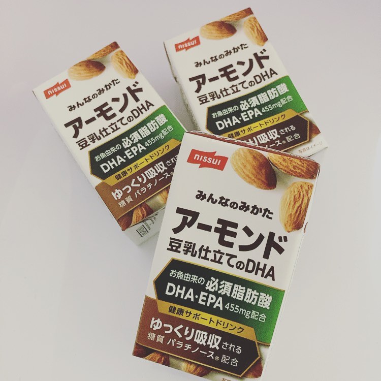 口コミ投稿：✨アーモンド豆乳仕立てのDHA✨1日1本が目安で飲んでるこれが美味しい😋💕お魚由来の必須…