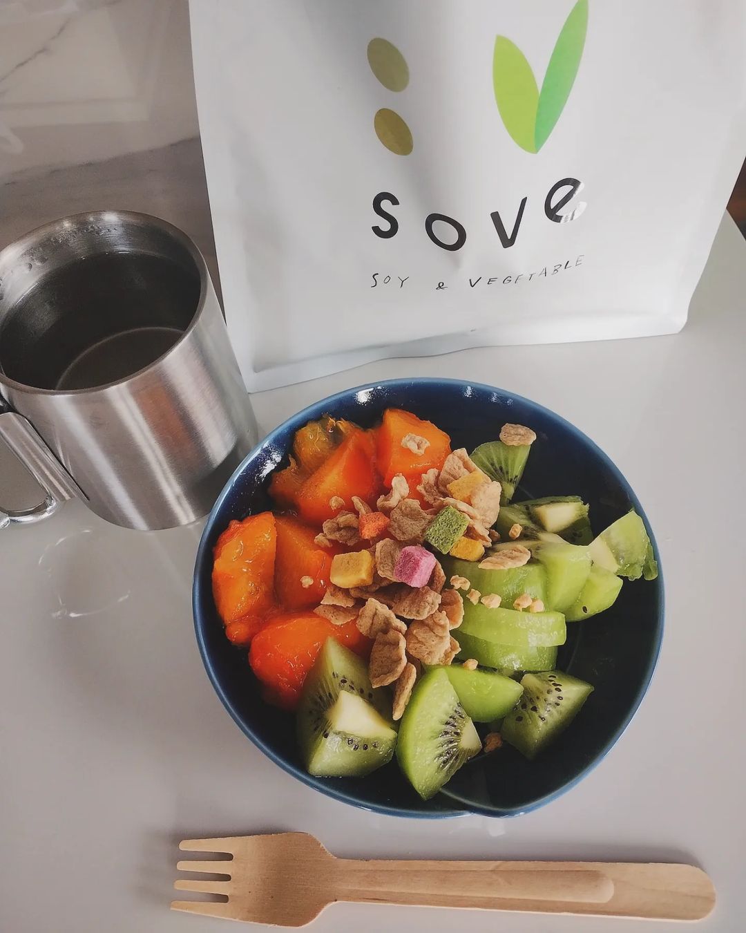 口コミ投稿：SOVE シリアル私に欠かせない朝のシリアルとなったSOVE。いつもは朝食に食べることが…