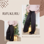 favorite pants新ブランド「RiFUKURU」RiFUKURUさんのストレートパンツが最近のお気に入り🩷．RiFUKURUは残りモノからフクを作り出すサステナブルなラ…のInstagram画像
