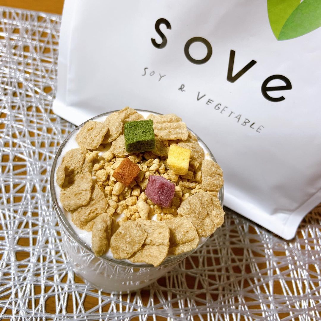 口コミ投稿：SOVE シリアル ✨u0040sove.jpカラダづくりに欠かせない、たんぱく質と食物繊維がとれ…