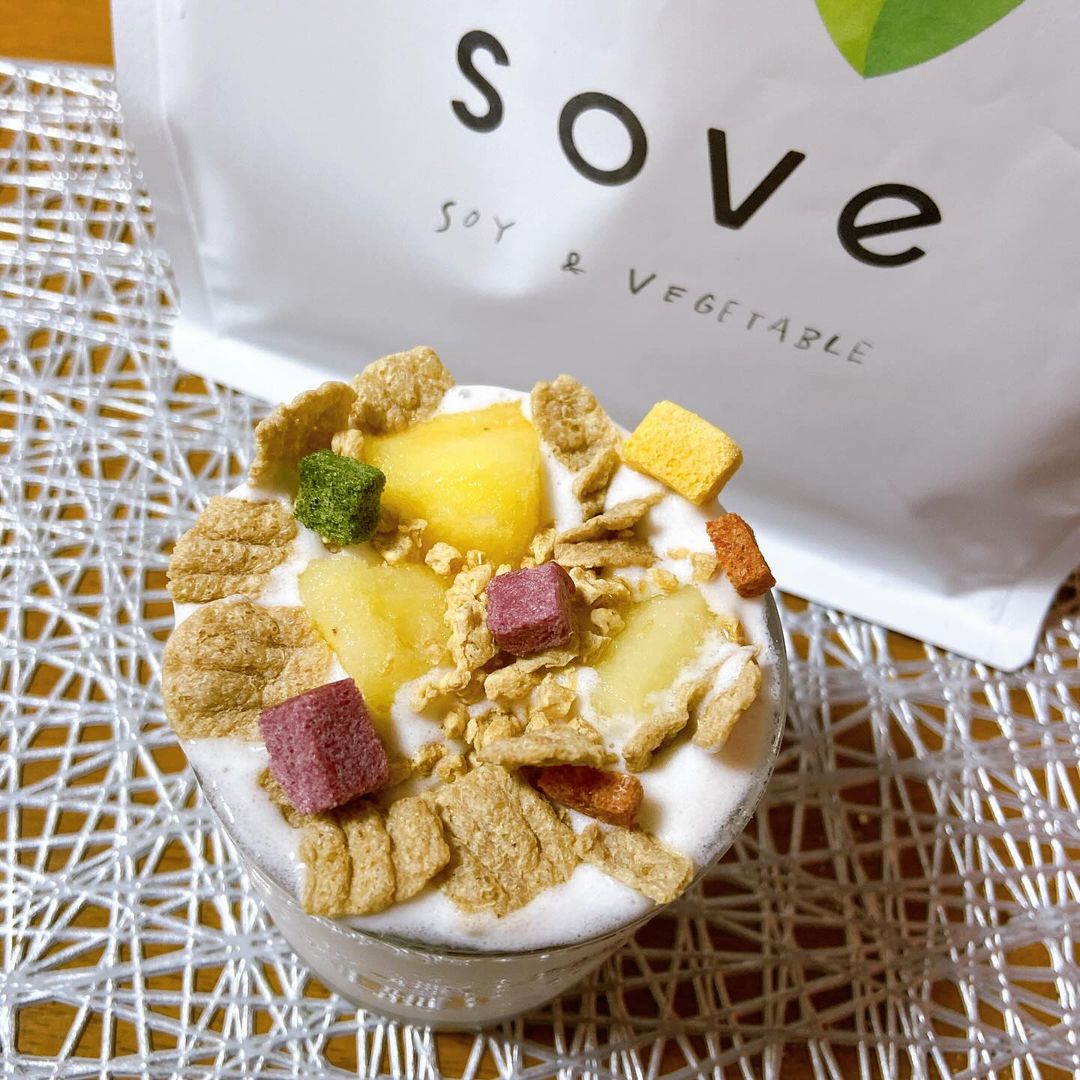 口コミ投稿：SOVE シリアル ✨u0040sove.jpカラダづくりに欠かせない、たんぱく質と食物繊維がとれ…