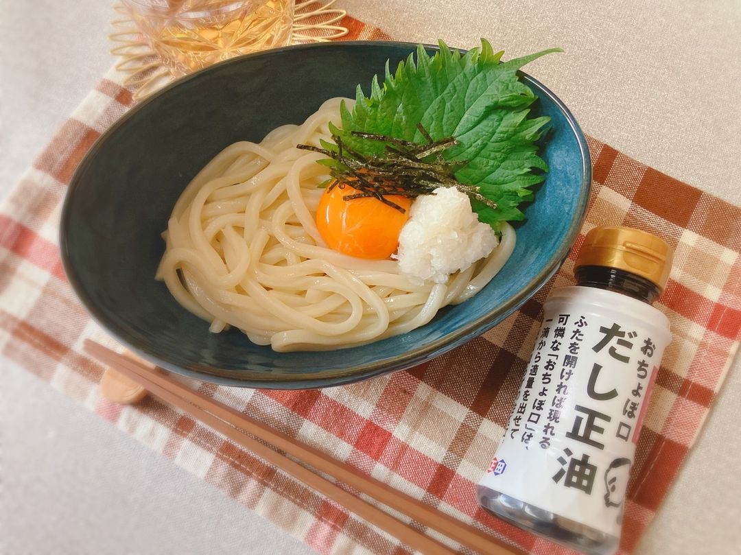 口コミ投稿：久々に、釜玉うどん😊✨正田醤油様の、「おちょぼ口 だし正油」をかけて食べたよ～✨🥢▶ …