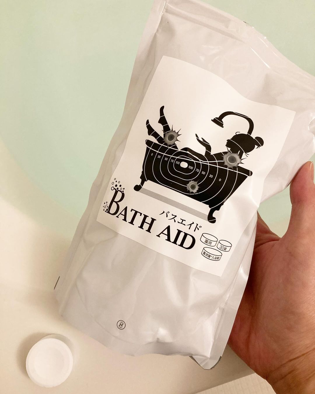 口コミ投稿：..薬用bath aid（バスエイド）🛁.重炭酸入浴剤♨️17の効果効能（肩の凝り、腰痛、疲労…