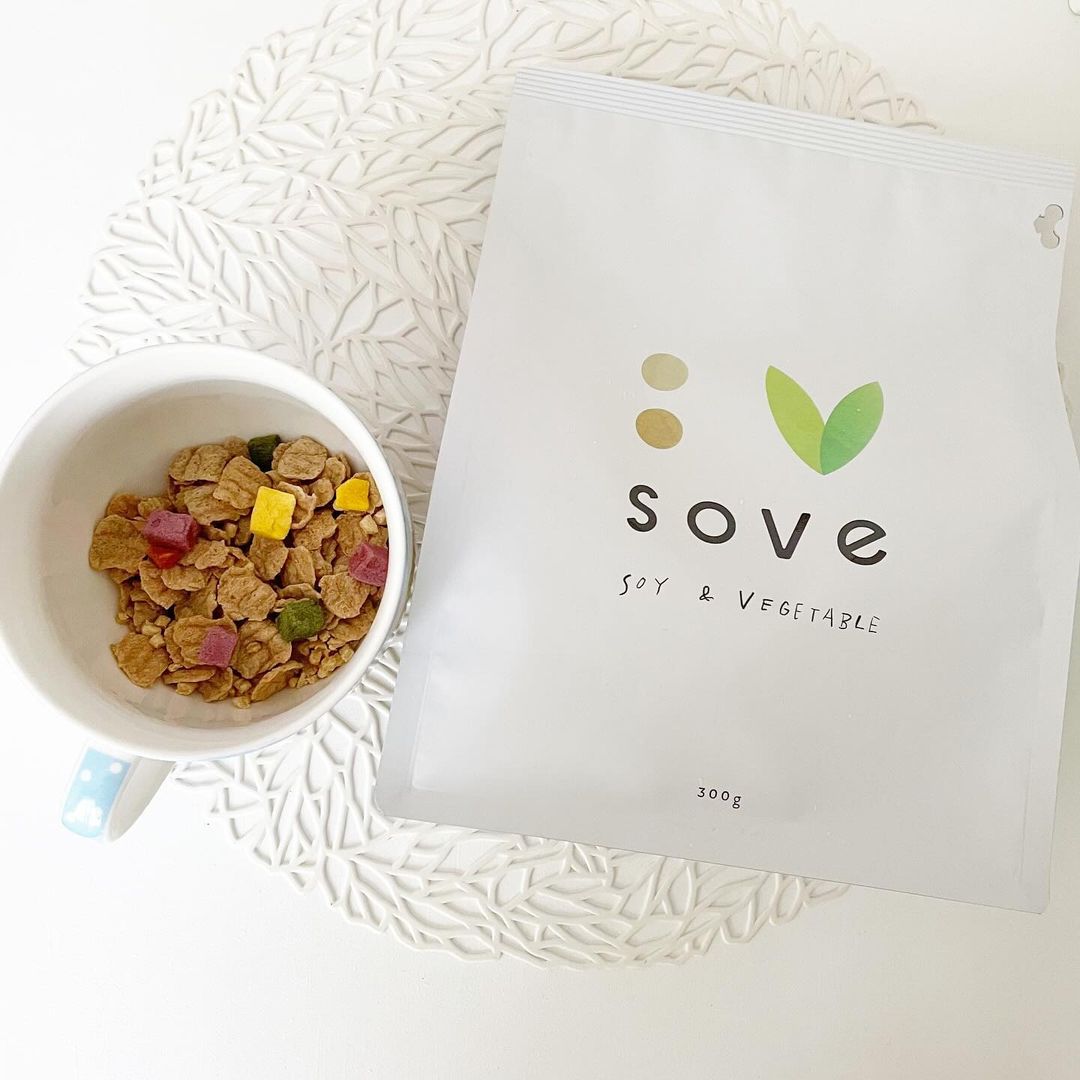 口コミ投稿：SOVE シリアル  大豆と野菜のシリアル『SOVE シリアル』には、たんぱく質と食物繊維…