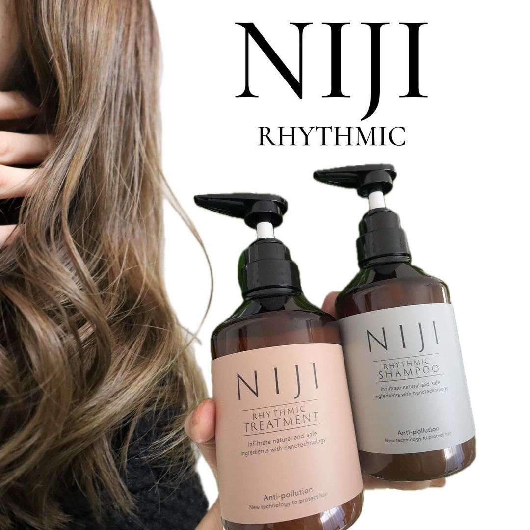 口コミ投稿：♡ナノファイバージェル配合！NIJI RHYTHMIC シャンプー＆トリートメントを約1ヶ月使…