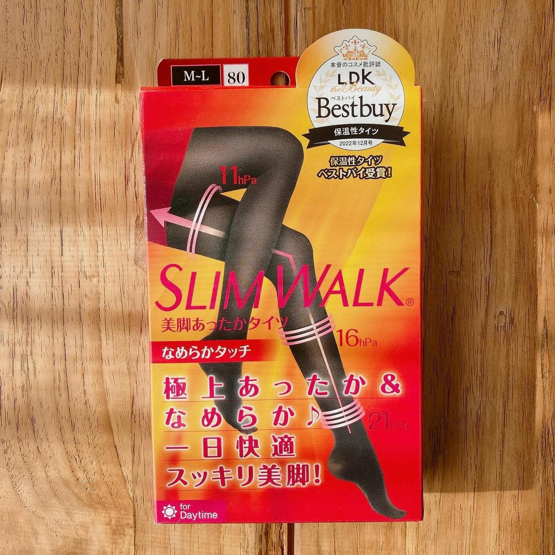 口コミ投稿：キレイもあったかも譲れない❣️SLIMWALK あったかタイツなめらかタッチ👠お出かけが増…