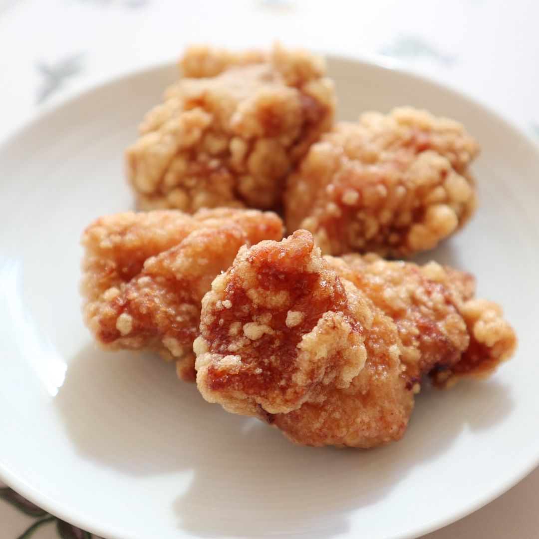 口コミ投稿：今日のランチは…若鶏もも竜田揚げ🥢電子レンジで簡単調理がうれしい！アツアツの竜田…