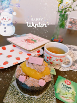 口コミ記事「おやつ★マンゴーケーキと爽やかなミントティー」の画像