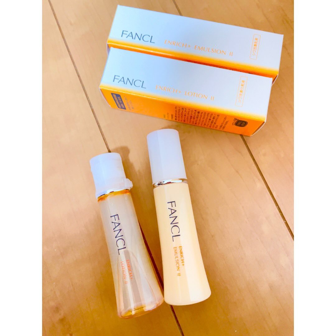 口コミ投稿：FANCL(ファンケル)エンリッチプラス化粧液＆乳液🧡..私がファンケルの無添加化粧品を…