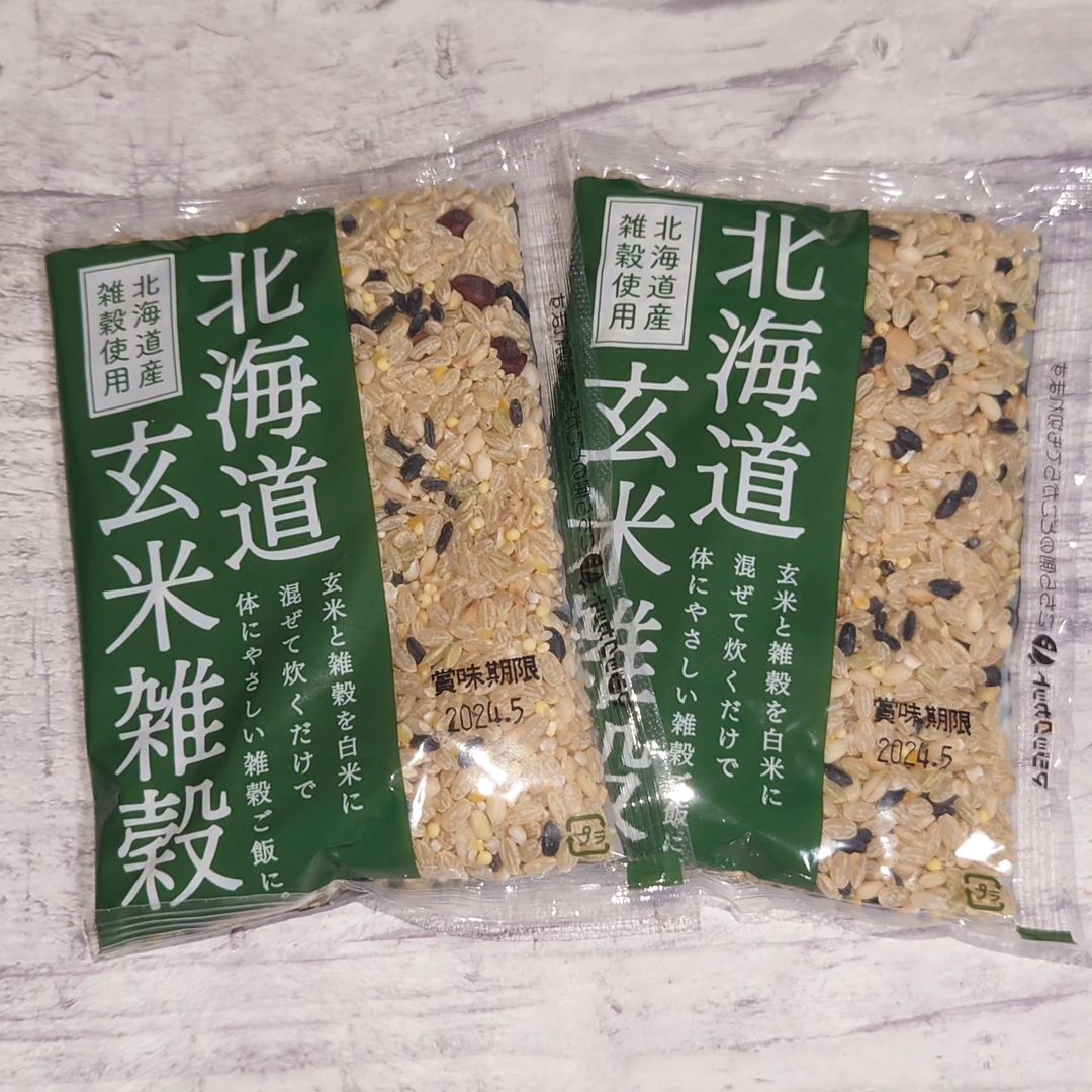 口コミ投稿：🌹北海道玄米雑穀🌹いつものお米に混ぜて炊くだけ❣手軽に玄米雑穀ごはんができます✨雑…