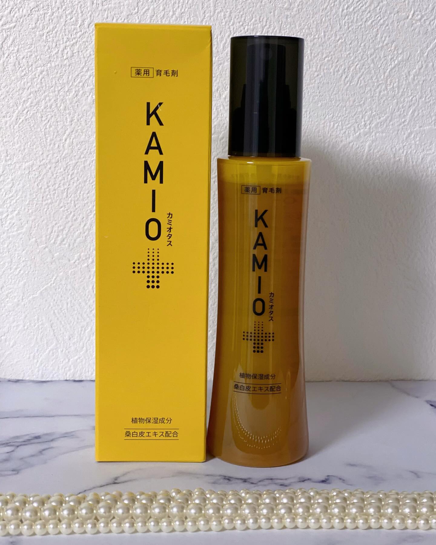 口コミ投稿：💛薬用　KAMIO+（カミオタス)💛最近シャンプー🧴🫧時の抜け毛がめっちゃ気になる🥹💦年齢と…