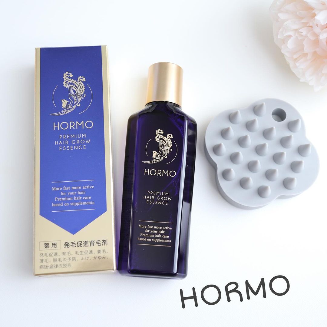 口コミ投稿：HORMO プレミアムヘアグロウエッセンス👑年齢頭皮で普段から抜け毛、かゆみ、ニキビに…