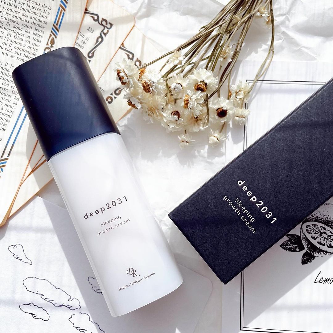 口コミ投稿：♪.しっとりと潤いを感じるdeep2031 スリーピング グロースクリーム 50ml.またこの時…