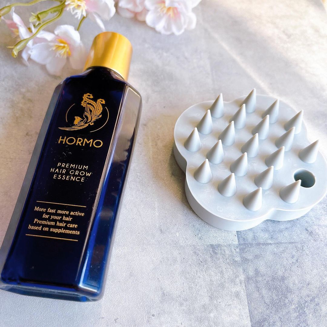 口コミ投稿：「ホルモ プレミアムヘアグロウエッセンス」お試しさせていただきました✨薄毛・抜け…