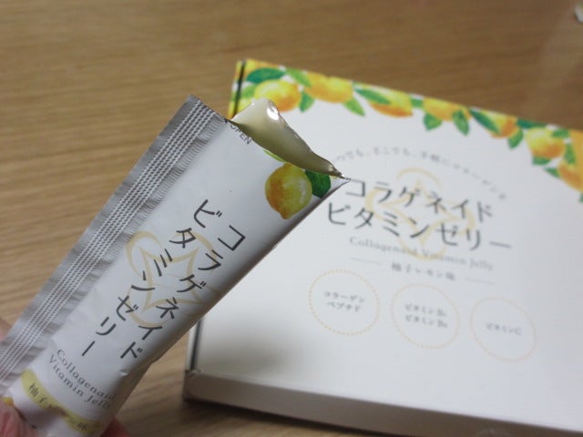 口コミ：新田ゼラチンのコラゲネイドビタミンゼリー　柚レモン味♥　　の画像（3枚目）