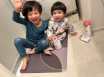 #PRStylish new bath mat🛀sturdy and easy to use👏👏👏The children are also happy💖💖新しいバスマット✨✨@hashta…のInstagram画像