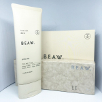 .BEAW. face wash#使用レビュー019(ピンククレイ）のタイプを使用しています。大人ニキビや目立つ詰まり毛穴に肌荒れを防いでくれる洗顔料。まず容器がスリムでデザインがシンプル…のInstagram画像