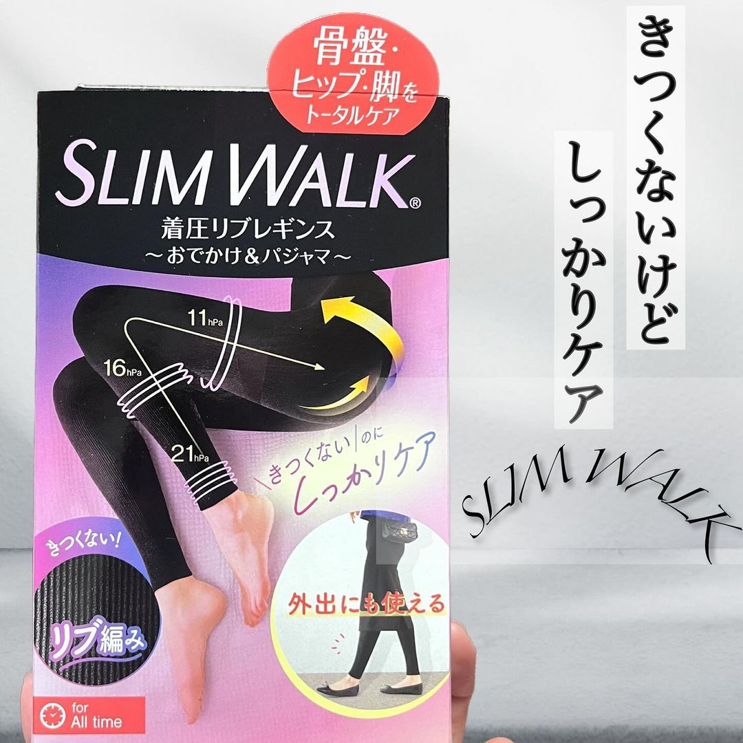 口コミ投稿：𓂃𓋪◌𓂃𓋪◌𓂃𓋪◌𓂃𓋪◌SLIM WALK着圧リブレギンス〜おでかけ&パジャマ〜￥3,180（税込）𓂃𓋪◌𓂃𓋪◌…