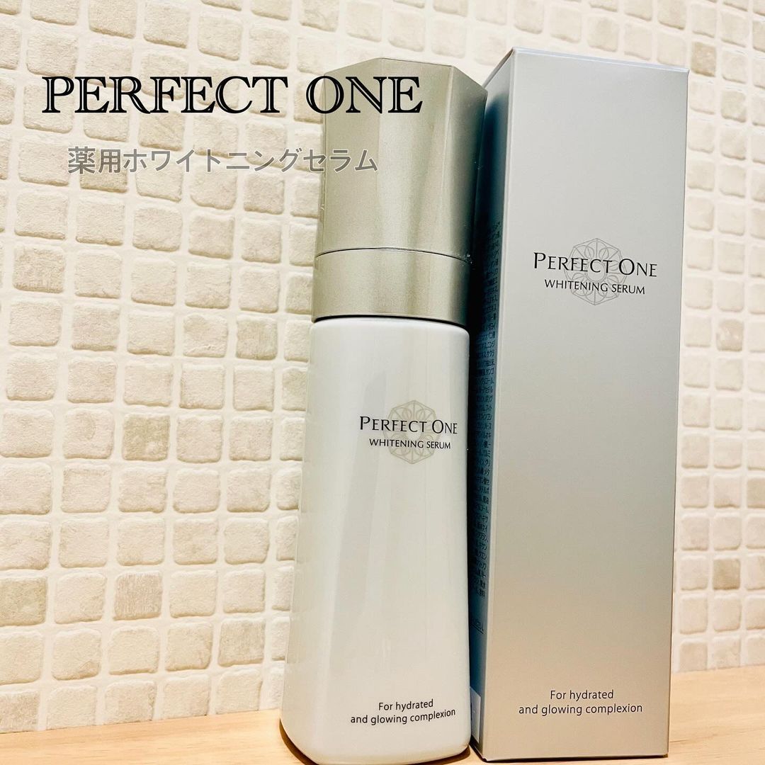 口コミ投稿：.おすすめアイテム♡PERFECT ONE薬用ホワイトニングセラムこれ、めっちゃ楽でいいの～…