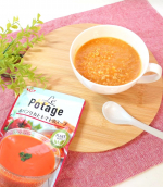 プラントベースのスープ『Le Potage 赤パプリカとトマトのスープ』を飲んでみました！.「野菜や豆といった植物性の本来の美味しさ」を引き出したプラントベースの『Le potage』.「…のInstagram画像