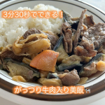 今すぐがっつりご飯を食べたい時〜🐮‼️⁡⁡基本がっつり食べたい事が多い私です😀✨⁡⁡今すぐがっつり食べたいを叶えてくれるレンジで3分半の、BIDISHごはん🍽️💕⁡今回いただいたのは…のInstagram画像