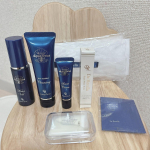 .クレンジング50g・ソープ20g・ピュアモイスチャーウォーターヴェール30mL・スーパーホワイトエクストラ 10g・サンカットクリーム10g・泡立てネット　*サンプルパウチ(保湿ジェ…のInstagram画像