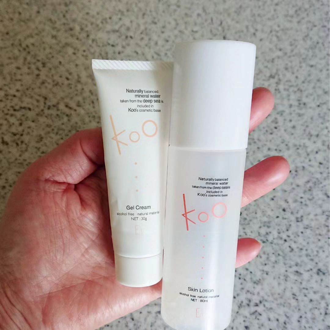 ー品販売  Koo 朝のお手入れセット （スキンローション＆ジェルクリーム 化粧水・ローション・トナー