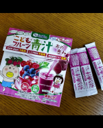 すくすくのっぽくんの青汁！ピンクの色が、蒸しパンなどにしても鮮やかです。#PR #有限会社ルーティ #スクスクのっぽくん #こどもフルーツ青汁 #野菜嫌い #ビタミンD #成長サポート飲料 #乳酸…のInstagram画像