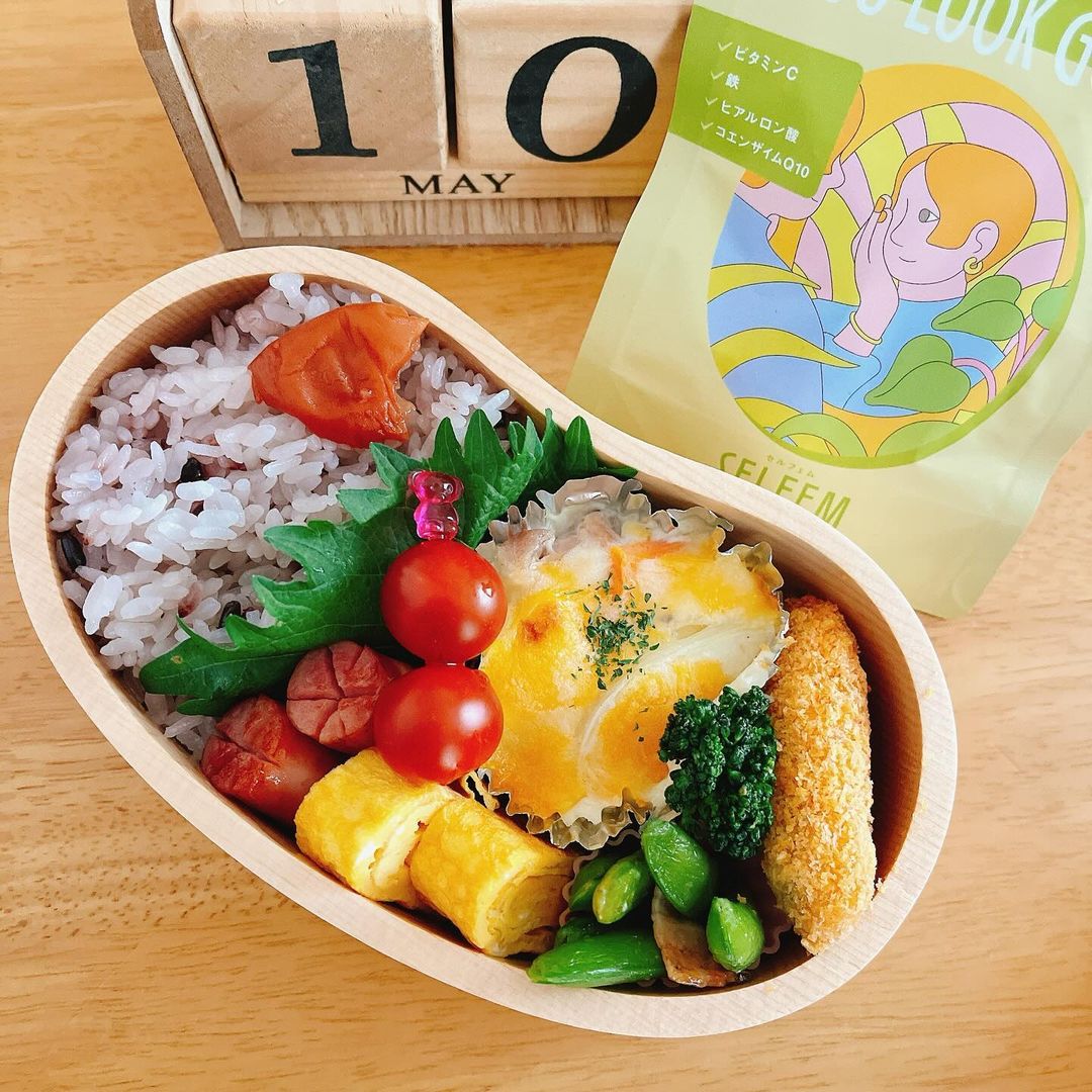口コミ投稿:今日のお弁当🍱#グラタン 入り。昨夜は早く寝て今朝はスッキリ起きれた‼️笑毎日の栄養…