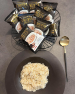 まるでおうちレストラン🍽️˗ˏˋ  濃厚トリュフリゾットの素  ˎˊ˗ たった３０秒で本格トリュフリゾットが作れるフリーズドライ製法のトリュフリゾットの素 10食セット🖤ホカホカごはん…のInstagram画像