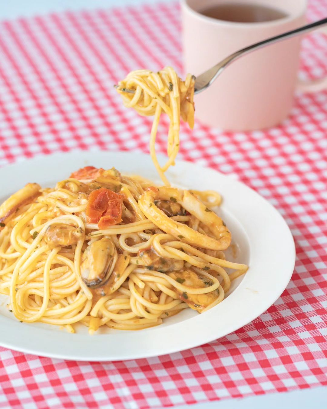 口コミ投稿：.ある日のうちのお昼ご飯。本格的な美味しさだけど作るの簡単な温めて茹でるだけの冷…