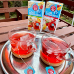 ドイツの老舗ハーブティーブランド「ポンパドール」シリーズ『クールセンセーション』の中の2種類を飲み比べしてみました🍹夏はこういうの飲みたくなるんだよね。★ストロベリー&オレンジ水出し5分で…のInstagram画像