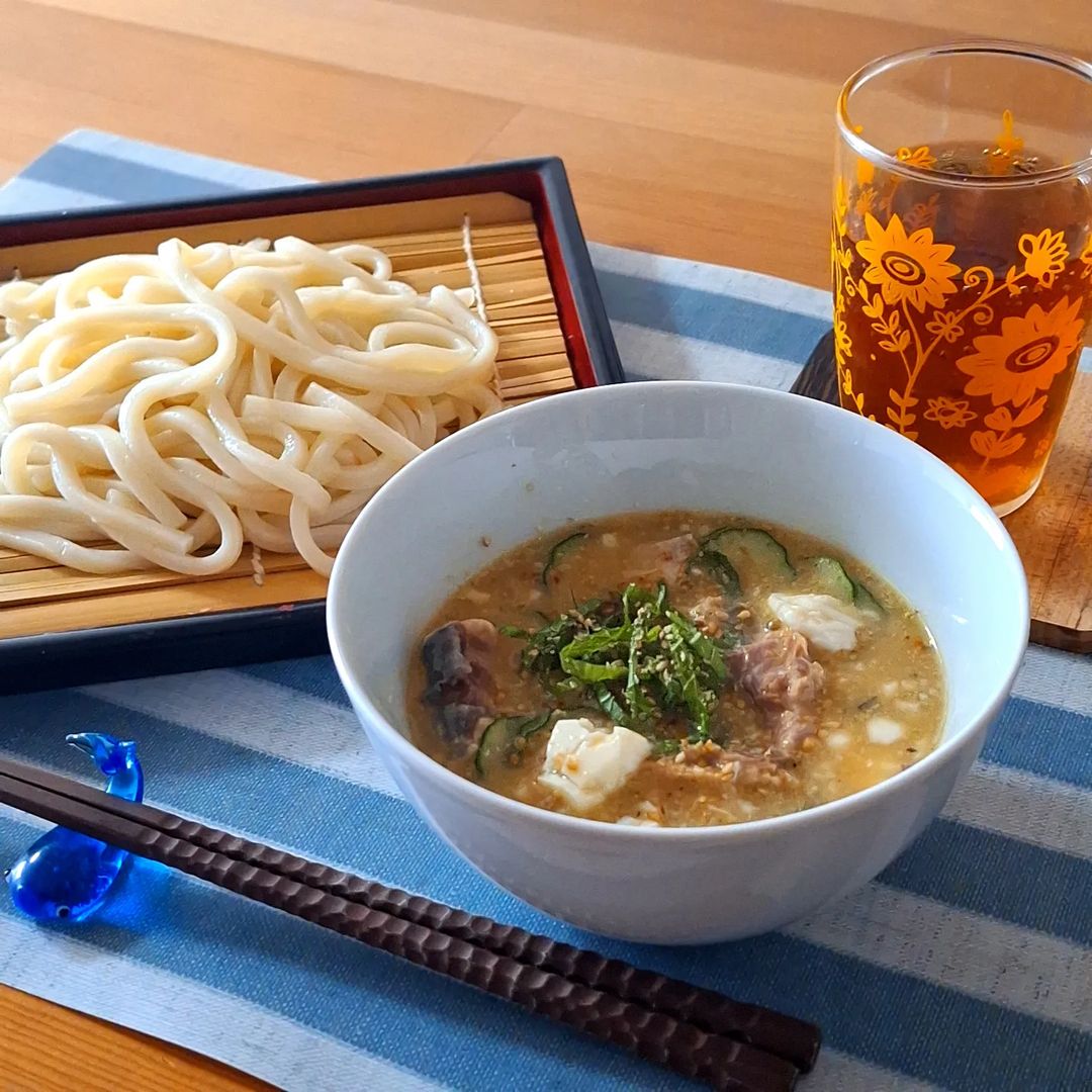 口コミ投稿：.蒸し暑くなってくるとお昼は冷たい麺類が食べたくなります😊pic1～6  冷汁うどんpic7…