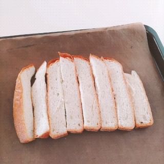 口コミ投稿：.オリゴのおかげでおやつタイム♡パンの耳に「オリゴのおかげ」をかけてカリッと焼い…